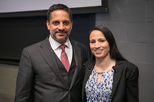 Dean Penalver and Sharice Davids