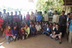 group of people in Cambodia
