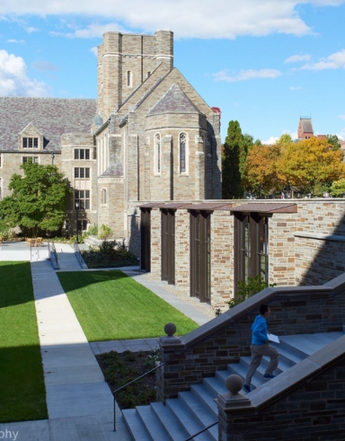 view of Cornell law School campus